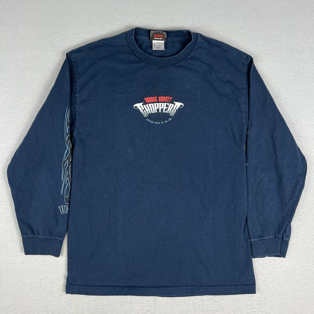 VTG Orange County Choppers Shirt FIts S Hit Long‎ Sleeves 2004 OOC Y2K